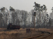Manipulan vlak veden 731 011-3 na cest do Hemanova Mstce