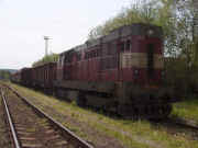 742.241-3 s uceleným vlakem z Prachovic