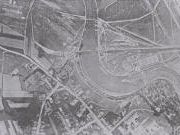 Letecký snímek Technického cvičiště z roku 1933